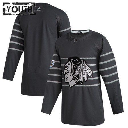 Dresovi Chicago Blackhawks Blank Siva Adidas 2020 NHL All-Star Authentic - Dječji